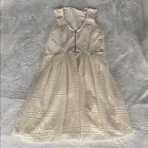 NWT Guess Off-White Cute Flare Dress